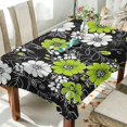 thumbnail image 1 of Yayeee Tablecloths 60" x 60" Rectangle Wrinkle Resistant Party Table Cover, White Flower Pattern, 1 of 8