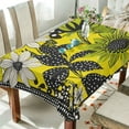 thumbnail image 1 of Yayeee Tablecloths 60" x 60" Rectangle Wrinkle Resistant Party Table Cover, Yellow Flowers, 1 of 8