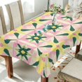 thumbnail image 1 of Yayeee Tablecloths 60" x 60" Rectangle Wrinkle Resistant Party Table Cover, Yellow Symmetrical Stars, 1 of 8