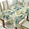 thumbnail image 1 of Yayeee Tablecloths 60" x 90" Rectangle Wrinkle Resistant Party Table Cover, Beige Floral Pattern, 1 of 8
