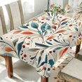 thumbnail image 1 of Yayeee Tablecloths 60" x 90" Rectangle Wrinkle Resistant Party Table Cover, Beige Whimsical Leaves, 1 of 8