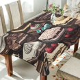 thumbnail image 1 of Yayeee Tablecloths 60" x 90" Rectangle Wrinkle Resistant Party Table Cover, Black Chocolate Cakes, 1 of 8