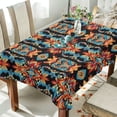 thumbnail image 1 of Yayeee Tablecloths 60" x 90" Rectangle Wrinkle Resistant Party Table Cover, Blue Geometric, 1 of 8