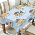 thumbnail image 1 of Yayeee Tablecloths 60" x 90" Rectangle Wrinkle Resistant Party Table Cover, Blueberry Pancake Pattern, 1 of 8