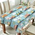 thumbnail image 1 of Yayeee Tablecloths 60" x 90" Rectangle Wrinkle Resistant Party Table Cover, Cartoon Train Pattern, 1 of 8