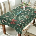 thumbnail image 1 of Yayeee Tablecloths 60" x 90" Rectangle Wrinkle Resistant Party Table Cover, Christmas Candy Cane, 1 of 8