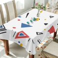 thumbnail image 1 of Yayeee Tablecloths 60" x 90" Rectangle Wrinkle Resistant Party Table Cover, Colorful Geometric, 1 of 8