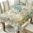 thumbnail image 1 of Yayeee Tablecloths 60" x 90" Rectangle Wrinkle Resistant Party Table Cover, Colorful Wildflowers, 1 of 8