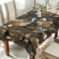 thumbnail image 1 of Yayeee Tablecloths 60" x 90" Rectangle Wrinkle Resistant Party Table Cover, Floral Lines, 1 of 8
