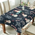 thumbnail image 1 of Yayeee Tablecloths 60" x 90" Rectangle Wrinkle Resistant Party Table Cover, Jolly Snowman, 1 of 8