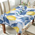thumbnail image 1 of Yayeee Tablecloths 60" x 90" Rectangle Wrinkle Resistant Party Table Cover, Light Blue Lemon, 1 of 8
