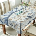 thumbnail image 1 of Yayeee Tablecloths 60" x 90" Rectangle Wrinkle Resistant Party Table Cover, Light Blue Mountain, 1 of 8