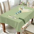 thumbnail image 1 of Yayeee Tablecloths 60" x 90" Rectangle Wrinkle Resistant Party Table Cover, Light Green Martini, 1 of 8