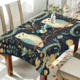 thumbnail image 1 of Yayeee Tablecloths 60" x 90" Rectangle Wrinkle Resistant Party Table Cover, Mystical Owls Pattern, 1 of 8