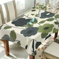 thumbnail image 1 of Yayeee Tablecloths 60" x 90" Rectangle Wrinkle Resistant Party Table Cover, Navy Flower, 1 of 8
