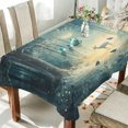 thumbnail image 1 of Yayeee Tablecloths 60" x 90" Rectangle Wrinkle Resistant Party Table Cover, Night Forest Scene, 1 of 8