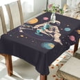 thumbnail image 1 of Yayeee Tablecloths 60" x 90" Rectangle Wrinkle Resistant Party Table Cover, Pink Record, 1 of 8