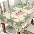 thumbnail image 1 of Yayeee Tablecloths 60" x 90" Rectangle Wrinkle Resistant Party Table Cover, Pink and Green Geometric, 1 of 8