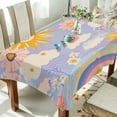 thumbnail image 1 of Yayeee Tablecloths 60" x 90" Rectangle Wrinkle Resistant Party Table Cover, Purple Clouds, 1 of 8