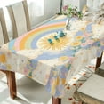 thumbnail image 1 of Yayeee Tablecloths 60" x 90" Rectangle Wrinkle Resistant Party Table Cover, Purple Rainbow Clouds, 1 of 8