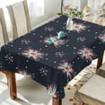 thumbnail image 1 of Yayeee Tablecloths 60" x 90" Rectangle Wrinkle Resistant Party Table Cover, Red Fireworks Pattern, 1 of 8