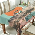 thumbnail image 1 of Yayeee Tablecloths 60" x 90" Rectangle Wrinkle Resistant Party Table Cover, Retro UFO, 1 of 8