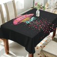 thumbnail image 1 of Yayeee Tablecloths 60" x 90" Rectangle Wrinkle Resistant Party Table Cover, UFO with Hearts Pattern, 1 of 8