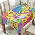 thumbnail image 1 of Yayeee Tablecloths 60" x 90" Rectangle Wrinkle Resistant Party Table Cover, Vibrant Dinosaur, 1 of 8