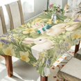 thumbnail image 1 of Yayeee Tablecloths 60" x 90" Rectangle Wrinkle Resistant Party Table Cover, Yellow Floral Rabbit, 1 of 8