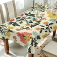 thumbnail image 1 of Yayeee Tablecloths for Rectangular Tables 54 x 54 inch Party Table Cover, Beige Floral, 1 of 6