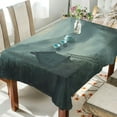 thumbnail image 1 of Yayeee Tablecloths for Rectangular Tables 54 x 54 inch Party Table Cover, Forest House, 1 of 6