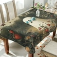 thumbnail image 1 of Yayeee Tablecloths for Rectangular Tables 54 x 54 inch Party Table Cover, Ghost in Strawberry Fields, 1 of 6