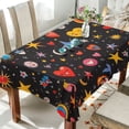 thumbnail image 1 of Yayeee Tablecloths for Rectangular Tables 54 x 54 inch Party Table Cover, Moon Pattern, 1 of 6