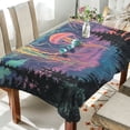 thumbnail image 1 of Yayeee Tablecloths for Rectangular Tables 54 x 54 inch Party Table Cover, Psychedelic Jellyfish, 1 of 6