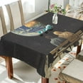 thumbnail image 1 of Yayeee Tablecloths for Rectangular Tables 54 x 54 inch Party Table Cover, Sitting on The Moon, 1 of 6