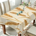 thumbnail image 1 of Yayeee Tablecloths for Rectangular Tables 54 x 54 inch Party Table Cover, Wheat Ears Pattern, 1 of 6
