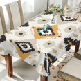 thumbnail image 1 of Yayeee Tablecloths for Rectangular Tables 54 x 54 inch Party Table Cover, White and Black, 1 of 6