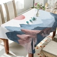 thumbnail image 1 of Yayeee Tablecloths for Rectangular Tables 54 x 72 inch Party Table Cover, Art Mountain and Sun Pattern, 1 of 6