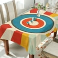 thumbnail image 1 of Yayeee Tablecloths for Rectangular Tables 54 x 72 inch Party Table Cover, Colorful Circles, 1 of 6