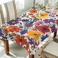 thumbnail image 1 of Yayeee Tablecloths for Rectangular Tables 60 x 108 inch Party Table Cover, Colorful Flowers Pattern, 1 of 6
