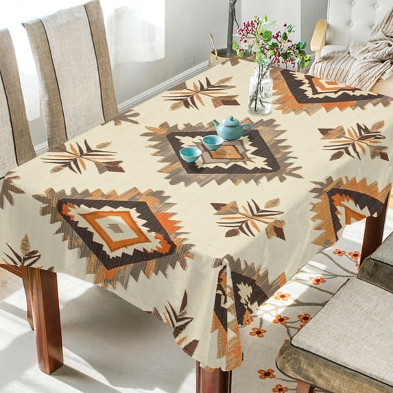 Yayeee Tablecloths for Rectangular Tables 60 x 108 inch Party Table Cover, Geometric Designs