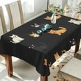 thumbnail image 1 of Yayeee Tablecloths for Rectangular Tables 60 x 120 inch Party Table Cover, Pixel Cat, 1 of 6