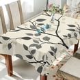 thumbnail image 1 of Yayeee Tablecloths for Rectangular Tables 60 x 60 inch Party Table Cover, Leaves Pattern, 1 of 6