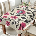 thumbnail image 1 of Yayeee Tablecloths for Rectangular Tables 60 x 60 inch Party Table Cover, Pink Flowers, 1 of 6