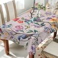 thumbnail image 1 of Yayeee Tablecloths for Rectangular Tables 60 x 60 inch Party Table Cover, Purple Floral Pattern, 1 of 6