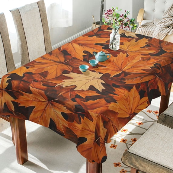 Yayeee Tablecloths for Rectangular Tables 60 x 90 inch Party Table Cover, Fall Pattern