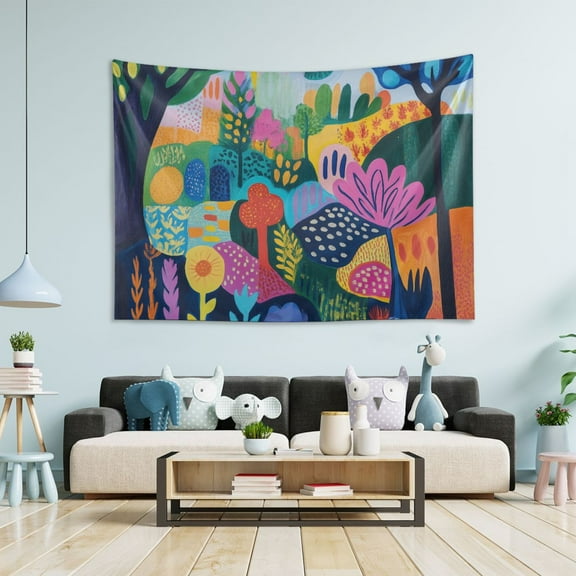 Yayeee Tapestry Wall Hanging for Bedroom 60" x 40" Living Room Home Wall Art Decor, Art Plants