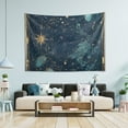 thumbnail image 1 of Yayeee Tapestry Wall Hanging for Bedroom 60" x 40" Living Room Home Wall Art Decor, Dark Star Map, 1 of 7