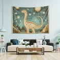 thumbnail image 1 of Yayeee Tapestry Wall Hanging for Bedroom 60" x 40" Living Room Home Wall Art Decor, Dinosaur with Stars, 1 of 7