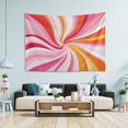 thumbnail image 1 of Yayeee Tapestry Wall Hanging for Bedroom 60" x 51" Living Room Home Wall Art Decor, Swirling Lines, 1 of 7